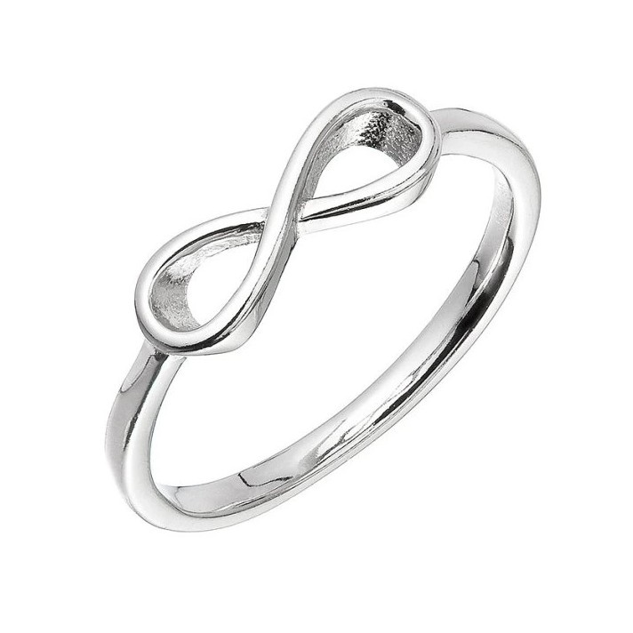 Evolution Group - Pavona Elegantní stříbrný prsten Nekonečno 65006 51 mm