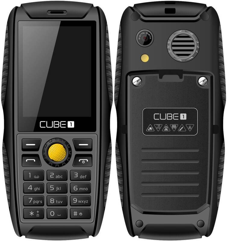 Mobilní telefon CUBE 1 S200 / 2,4" (6,1 cm) TFT LCD displej / 320 x 240 px / Bluetooth / černá Varianta: ivi1