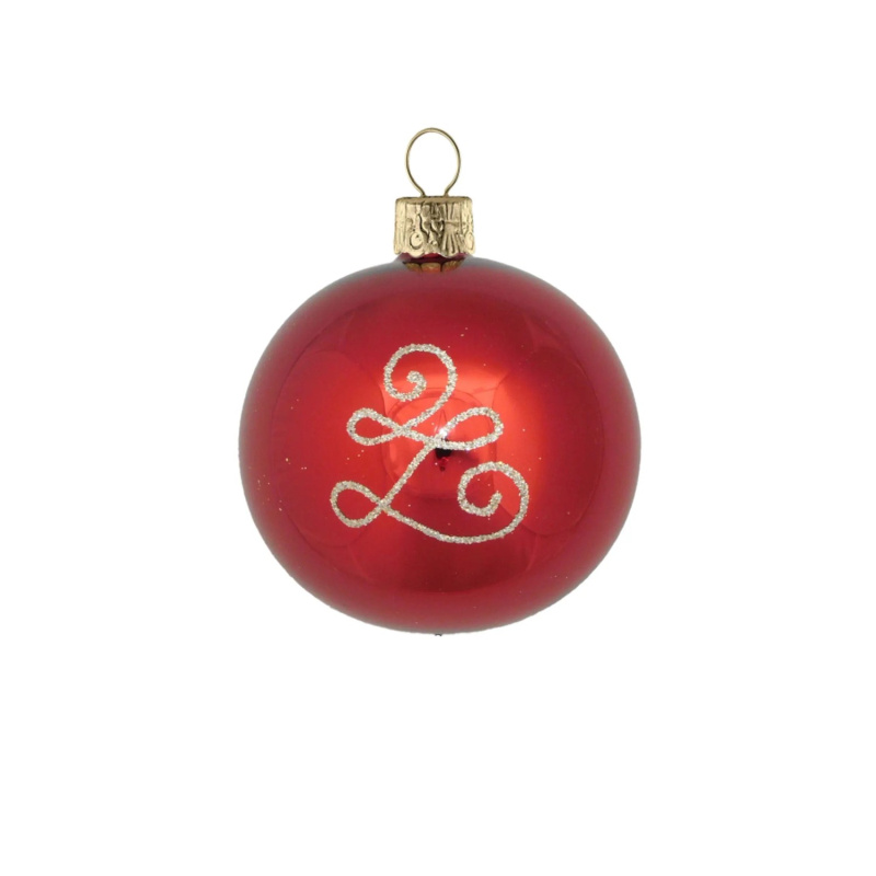 ORNEX Koule skleněná bordó ornament 70 mm