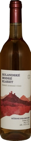 Vinařství Chrámce Chrámce Rulandské modré Klaret košer Emunati 2020