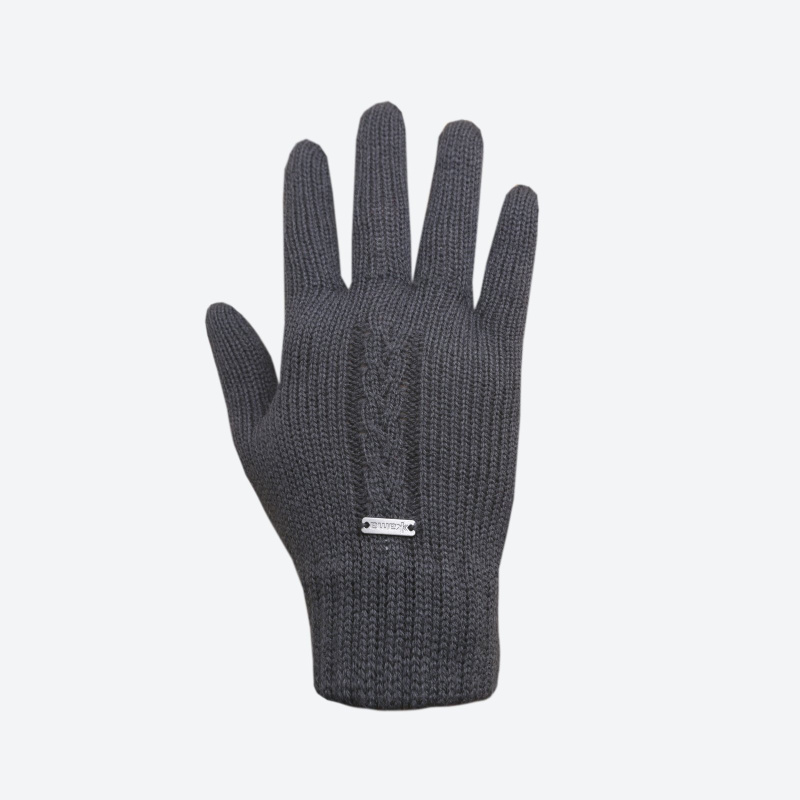 KAMA R103 pletené merino rukavice,  šedá Velikost: S