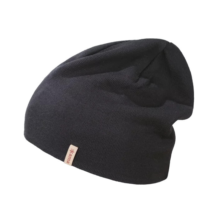 KAMA A153 pletená merino čepice, černá Velikost: UNI