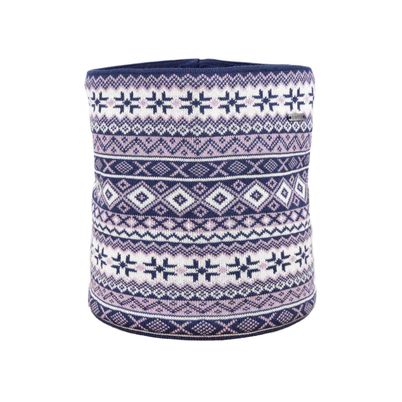 KAMA S24 Pletený Merino nákrčník, sv. modrá