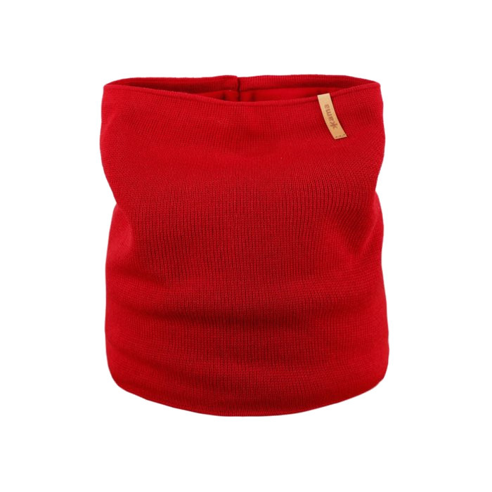 KAMA S31 pletený merino nákrčník,  červený