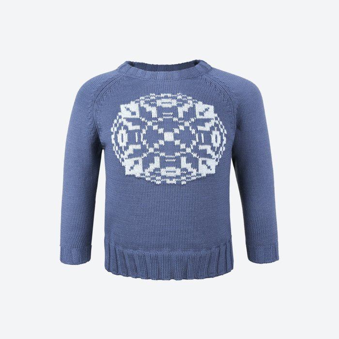 KAMA 1014 Dětský Merino svetr, sv. modrá Velikost: XXS