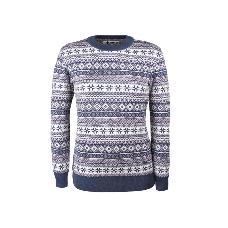 KAMA 5024 Merino svetr, sv. modrá Velikost: XS