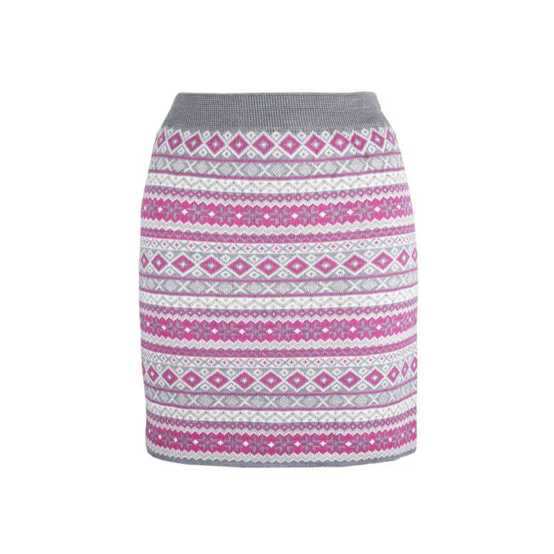 KAMA 6007 Merino sukně, šedá Velikost: XL