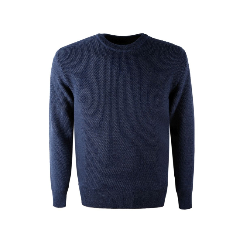KAMA 4062 Merino svetr, tmavě modrá Velikost: XXL