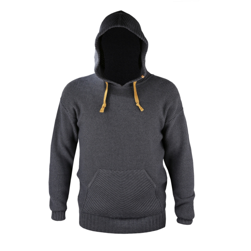 KAMA 4066 Merino svetr , tmavě šedá Velikost: XL