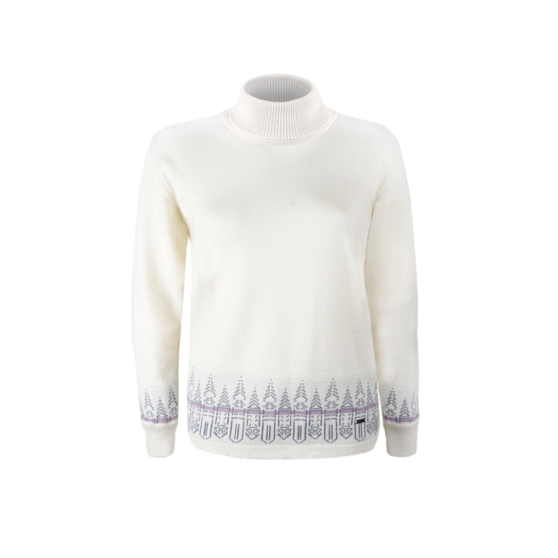 KAMA 5052 dámský merino svetr,  přír. bílá Velikost: XL
