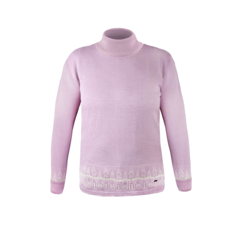KAMA 5052 dámský merino svetr,  růžová Velikost: M