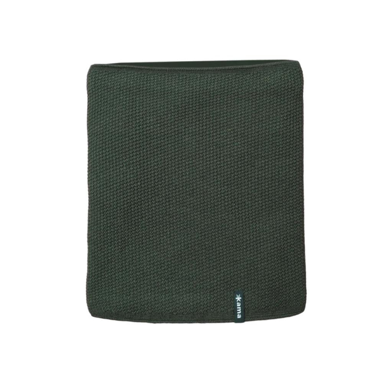 KAMA S33 Pletený Merino nákrčník, zelená