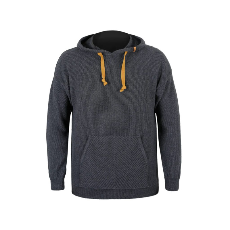 KAMA 4086 Merino mikina, tmavě šedá Velikost: M