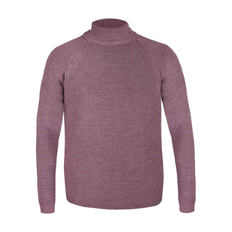 KAMA 4118 Sustainno merino svetr, švestková Velikost: XXL