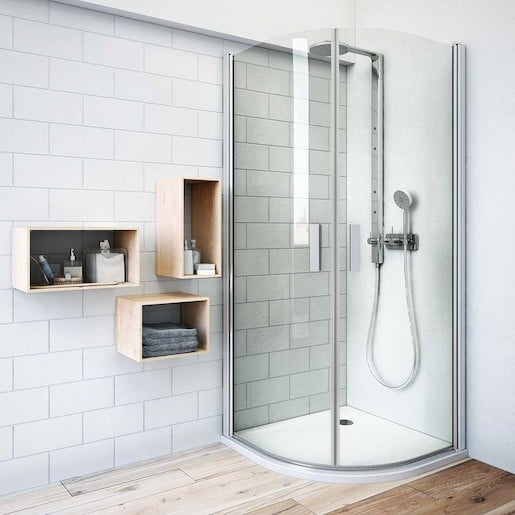 Roth Tower Line sprchový kout čtvrtkruh 90x90 cm 722-9000000-01-02