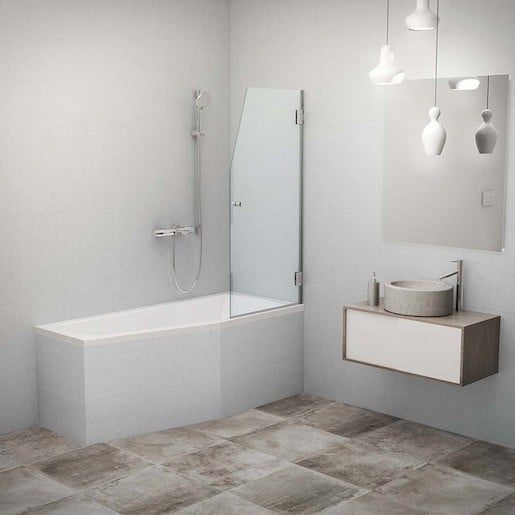 Roth Screen Mini vanová zástěna 140x66 cm brillant 217-7000000-00-09