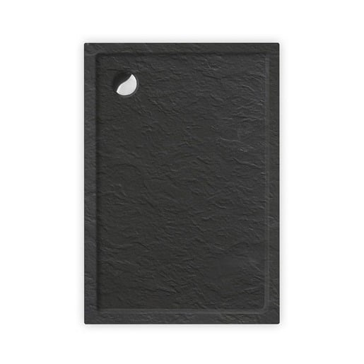 Roth Flat Stone Effect sprchová vanička obdélníková 120x80 cm akrylát antracit 8 000 326