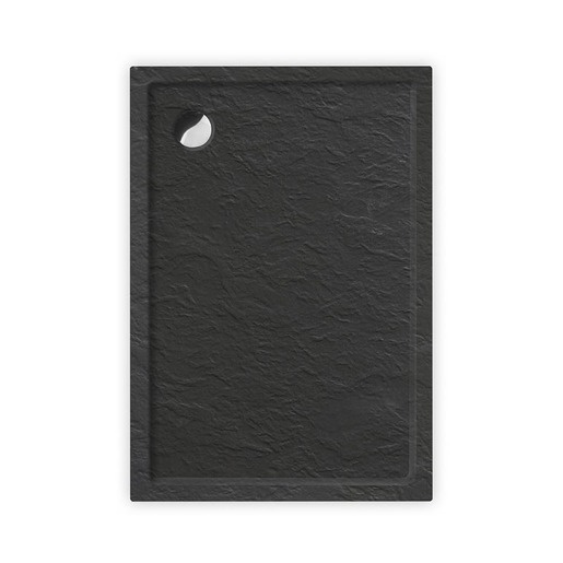 Roth Flat Stone Effect sprchová vanička obdélníková 150x80 cm akrylát antracit 8 000 340
