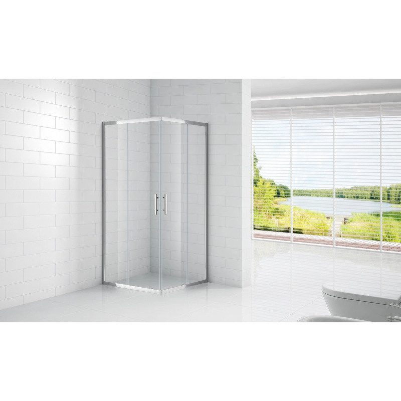 Sprchový kout čtvercový OBI SQUARE NEW 185 x 80 x 80 cm