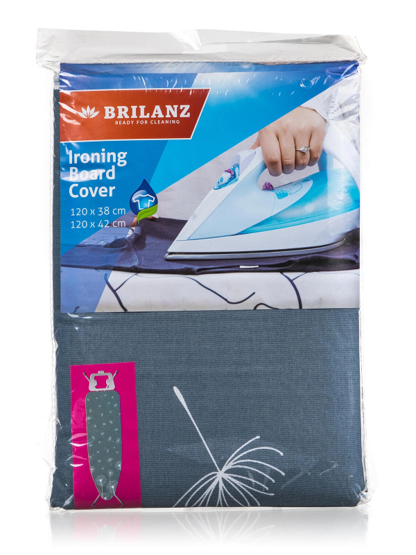 Potah na žehlicí prkno Brilanz 120 × 38 / 120 × 42 cm, mix dekorů