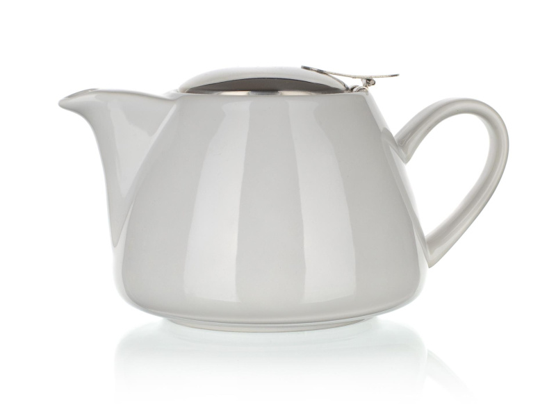 Porcelánová konvička na čaj Banquet - se sítkem, 1,2 l