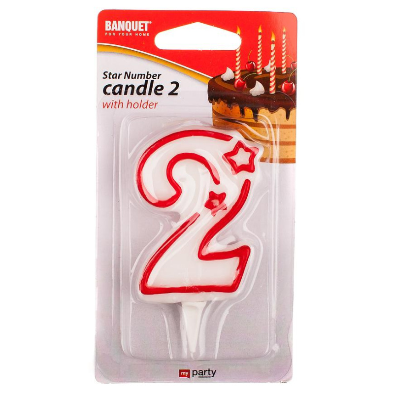 Narozeninová svíčka "2"