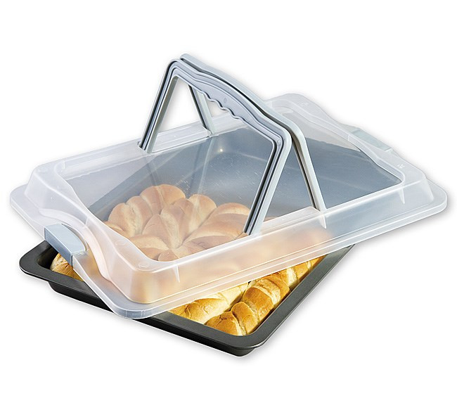 Plech s plast. víkem 42x29 cm Culinaria 19ylk502-B