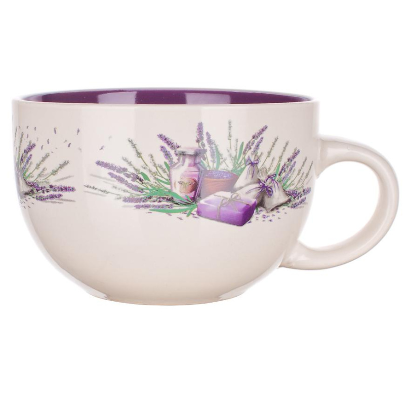 Keramický jumbo hrnek LAVENDER 660 ml