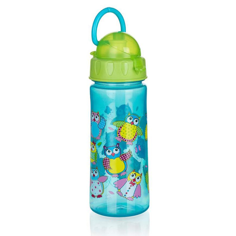 Banquet Láhev plastová Owls 500 ml Green