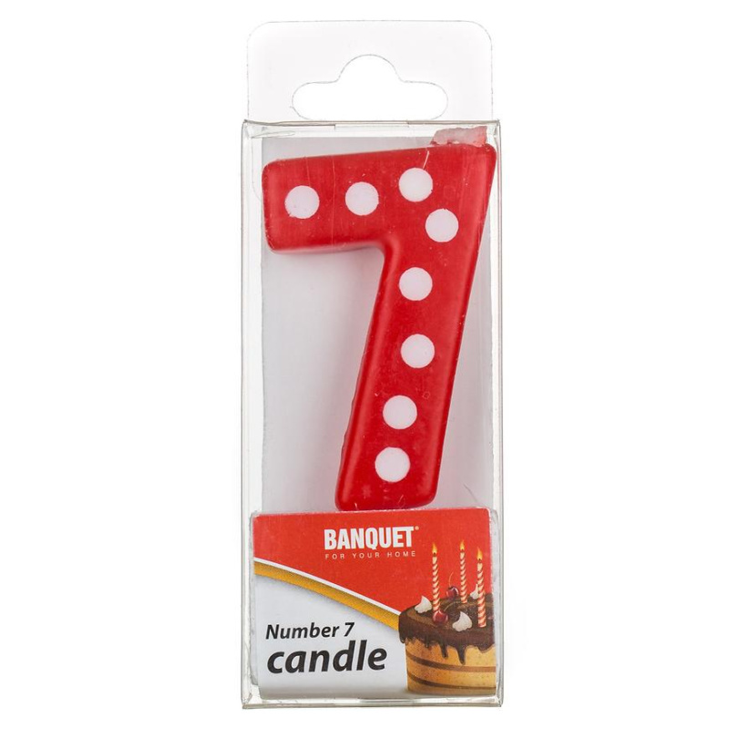 Svíčka "7" My Party 44301117