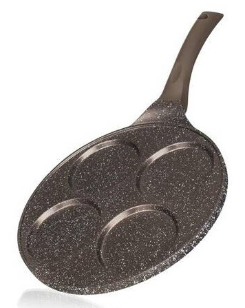 Pánev na lívance BANQUET GRANITE Dark Brown / ø 26 cm / černá/šedá Varianta: ivi1