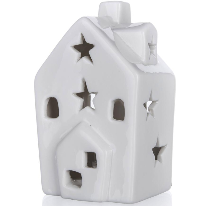 Svítící LED domeček HVĚZDIČKY, bílé světlo