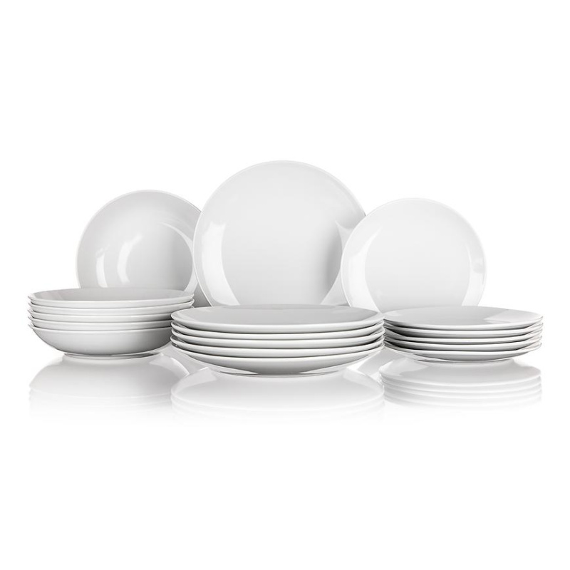 Porcelánová jídelní sada talířů MARION 18 ks