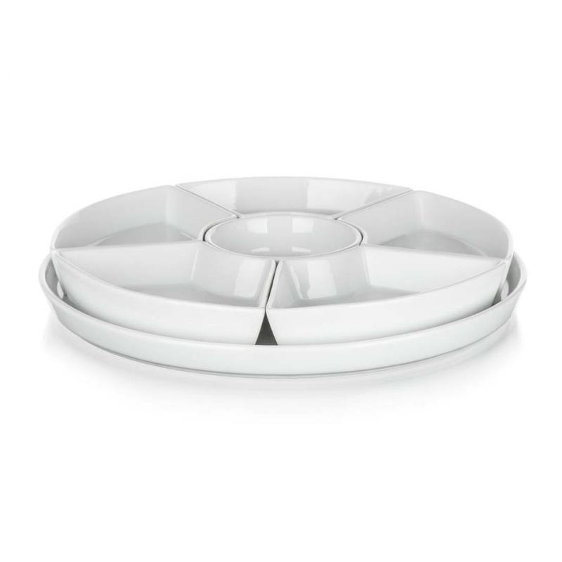 Dělená servírovací mísa Bianca 28 cm 6+1