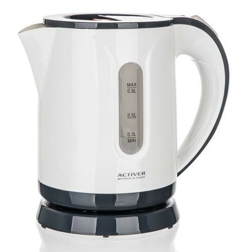 Activer Plastová konvice otočná Solla otočná 0,8 l 1100 W bílo-šedá