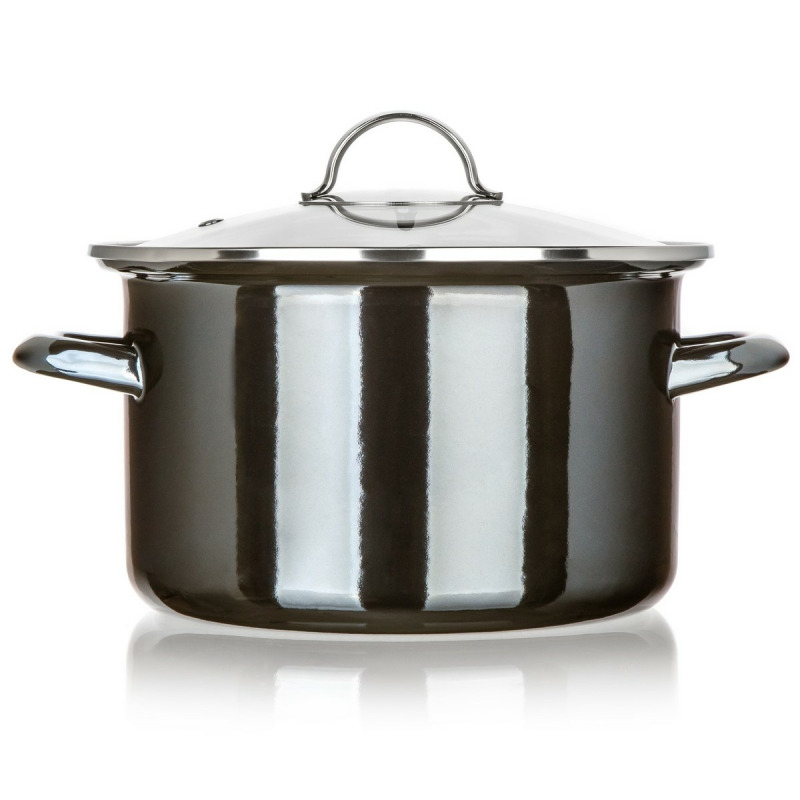 BANQUET hrnec + skl.poklice pr.24cm 3,7l METALLIC Black