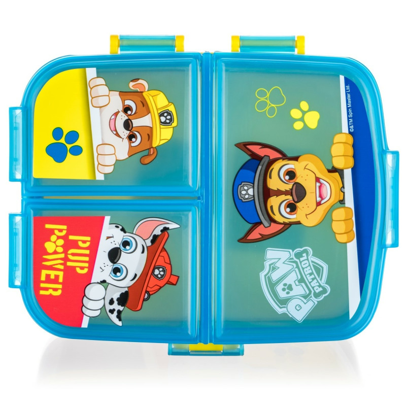 Vetro-Plus Svačinový dělený box Patrola 17,5 x 13 cm