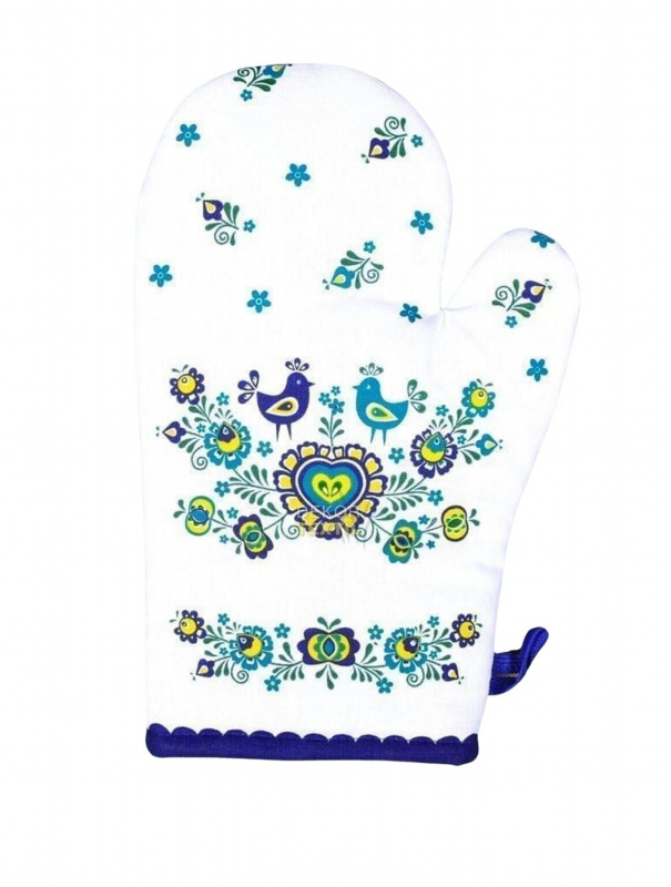 Forbyt Kuchyňská chňapka Folklor modrá Varianta: Kuchyňská chňapka Folklor modrá 1 ks 18x28 cm