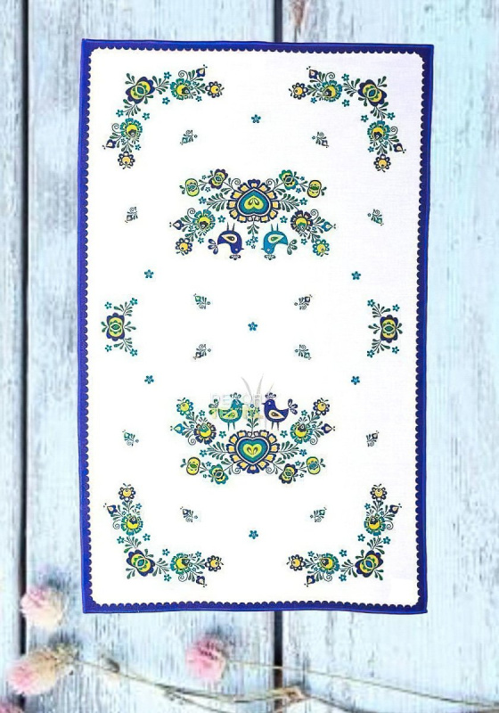 Forbyt Utěrka Folklor červená 1 ks Varianta: Utěrka Folklor červená 72x44 cm 1 ks