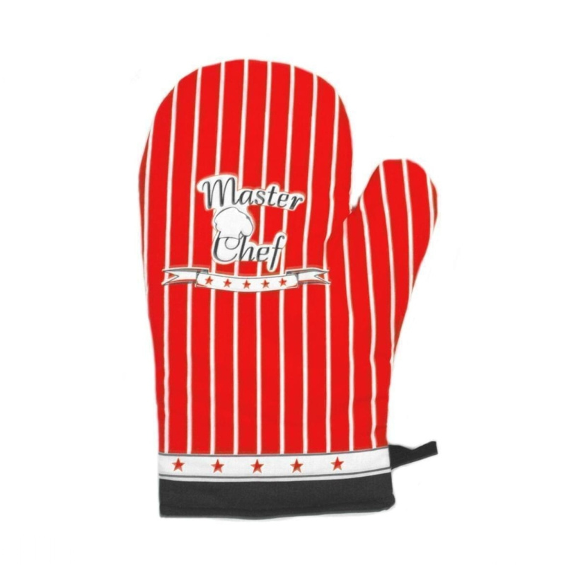 Forbyt Kuchyňská chňapka Master Chef červená 1 ks Varianta: Kuchyňská chňapka Master Chef červená 1 ks 18x28 cm