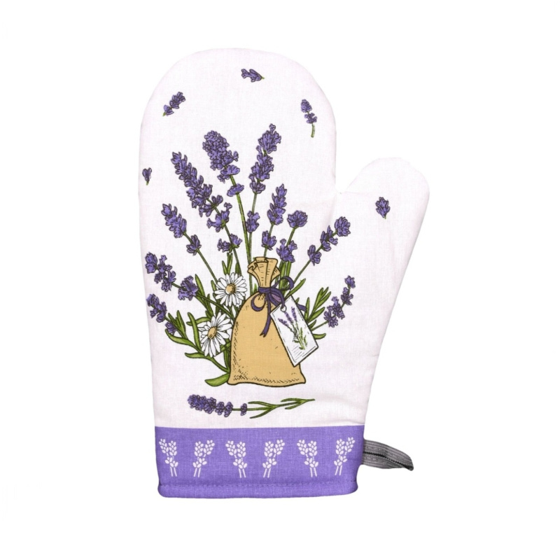 Forbyt Kuchyňská chňapka Provence Levandule fialová 1 ks Varianta: Kuchyňská chňapka Provence Levandule fialová 1 ks 18x28 cm