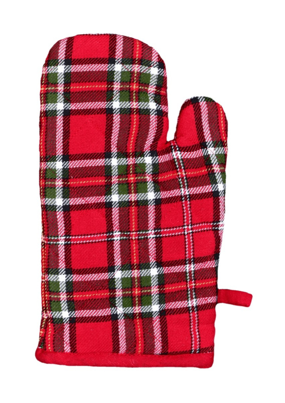 Forbyt Vánoční kuchyňská chňapka 1 ks Kostka červená 20491 Varianta: Vánoční kuchyňská chňapka 1 ks Kostka červená 20491 18x28 cm