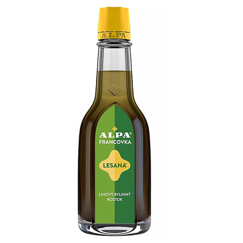 Alpa Francovka bylinný lihový roztok Lesana, 60 ml