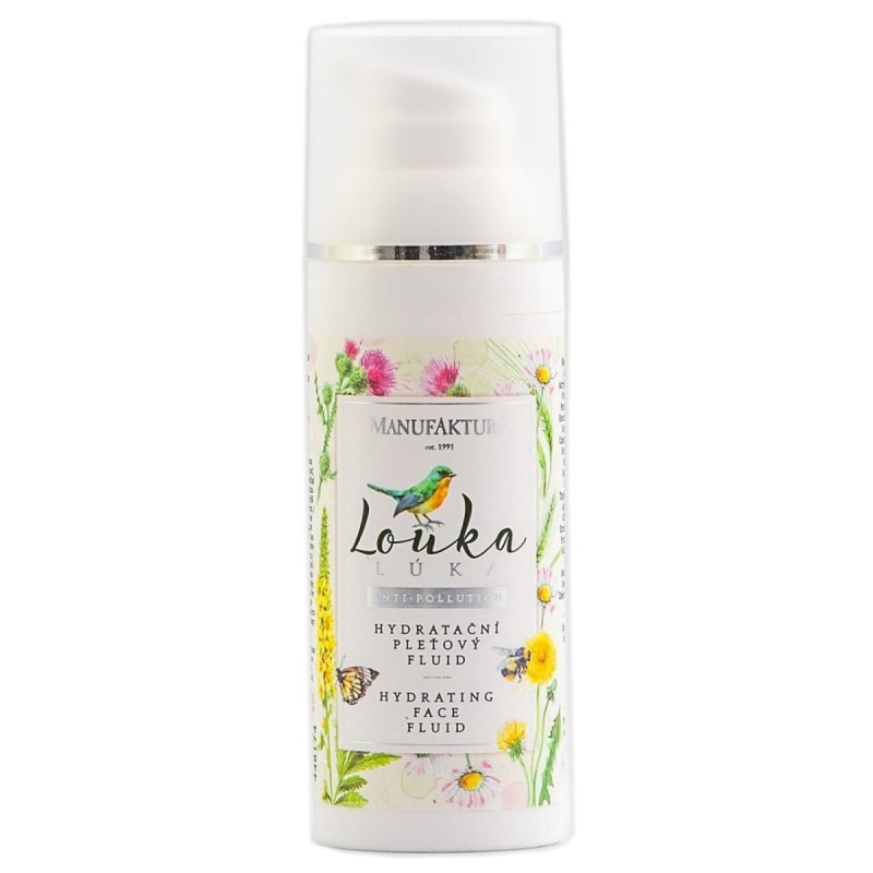 Manufaktura Anti-pollution & Anti-aging Hydratační pleťový fluid Louka