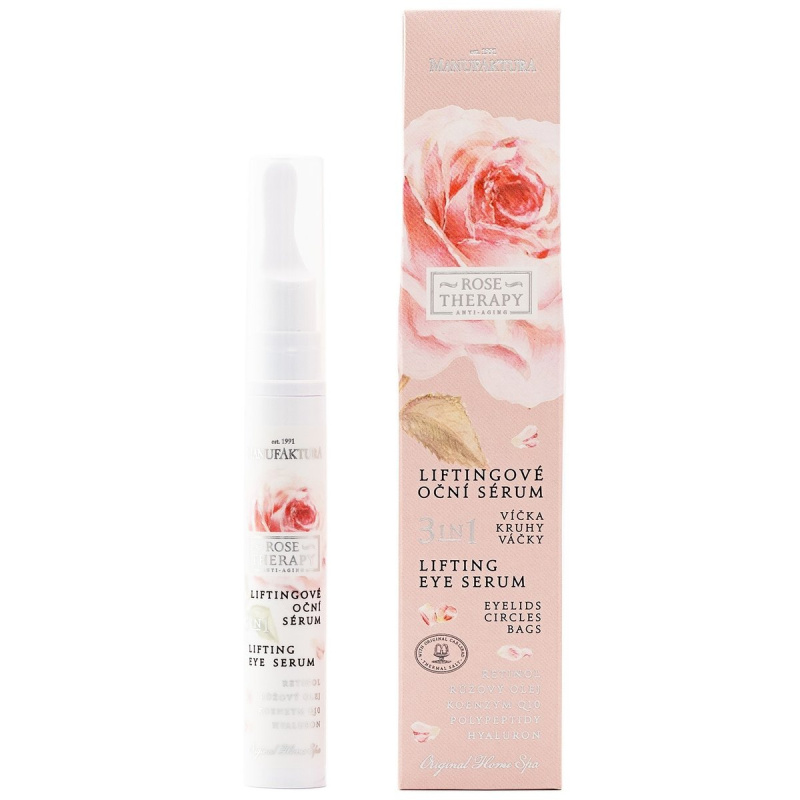 Manufaktura Liftingové oční sérum 3v1 Růže
