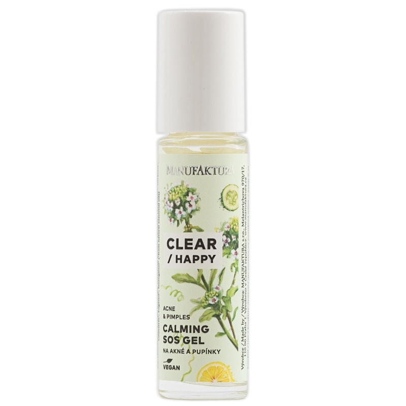 Manufaktura SOS gel na akné a pupínky Clear & Happy