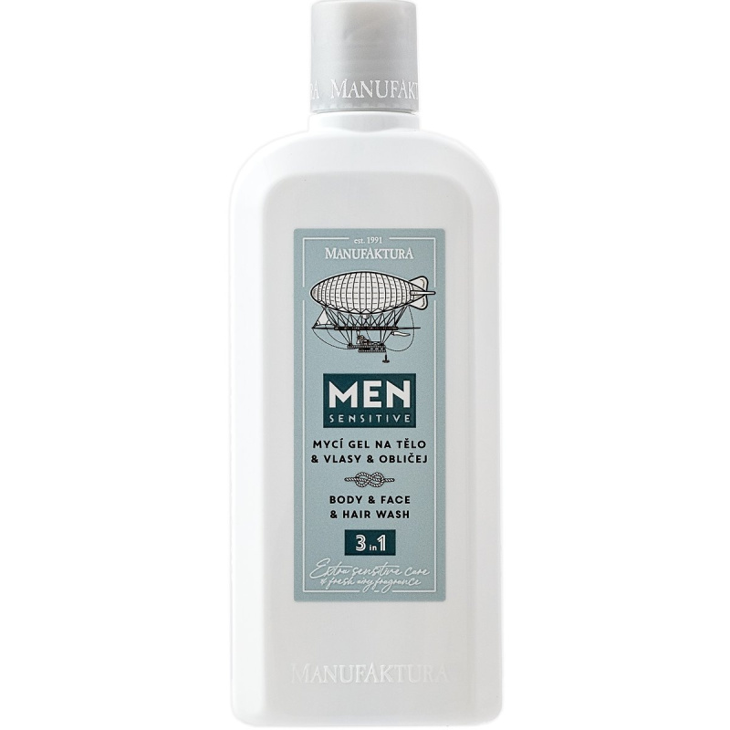 Manufaktura Sensitive pánský sprchový gel 3v1