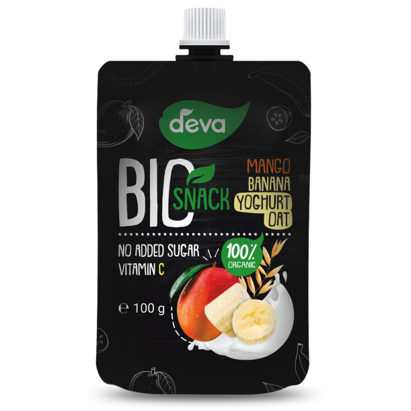 Deva BIO Kapsička mango, oves a jogurt