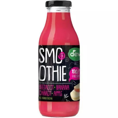 Deva - ovocné smoothie - červená řepa, banán, mrkev, jablko, 300 ml