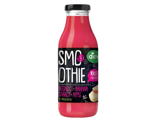 Deva - ovocné smoothie - červená řepa, banán, mrkev, jablko, 300 ml